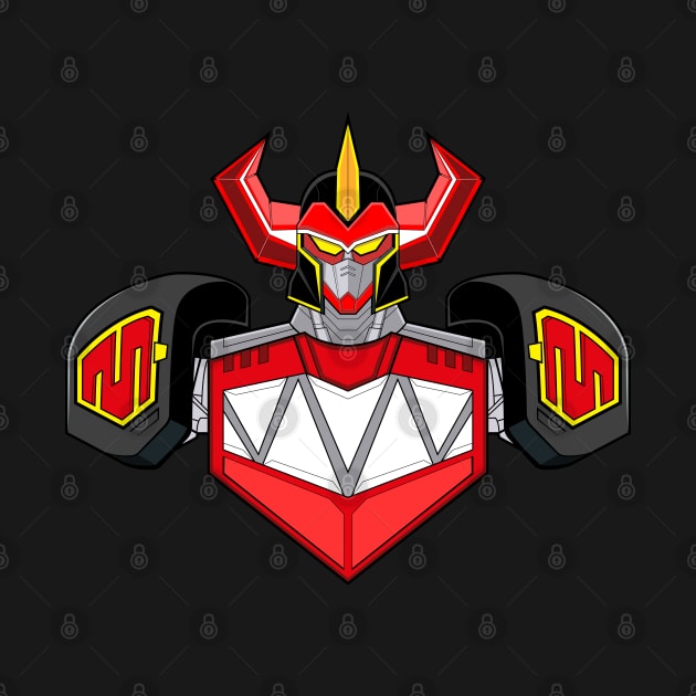 Megazord Mighty Morphin by Antoneox