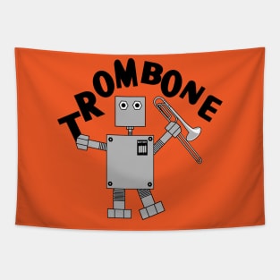 Trombone Robot Text Tapestry