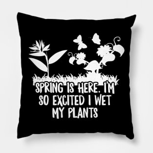 Spring is here. I wet my plants Pillow