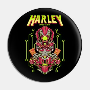 harley mecha shirt Pin