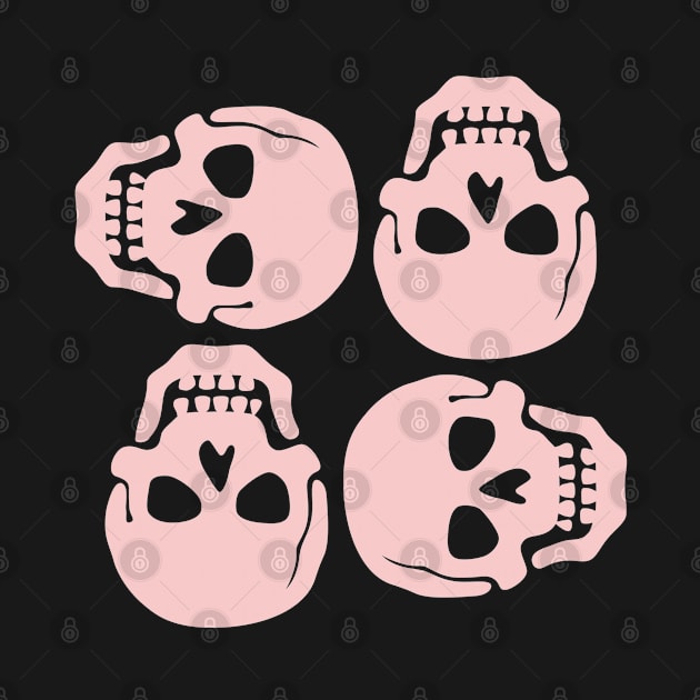 Millennial Pink Skulls by FandomTrading