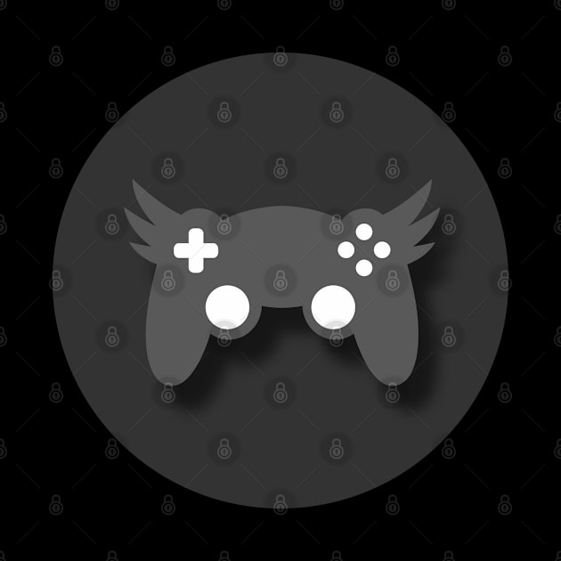 Winged Shadow Video Game Controller by Axiomfox