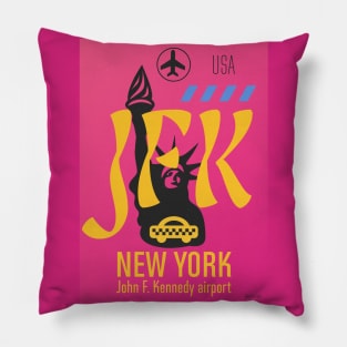 USA NYC airport Pillow