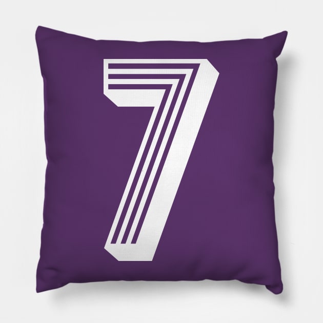 Mexican Team Sports # 7 - White Pillow by Unofficial Logo