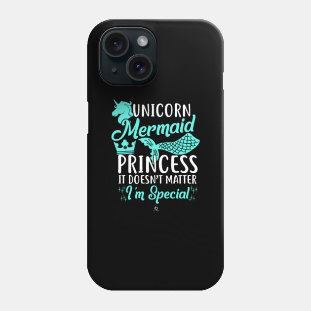 Unicorn mermaid princess gift Phone Case by Nulian Sanchez