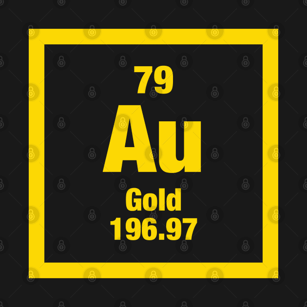 Au (Atomic Symbol) by textonshirts