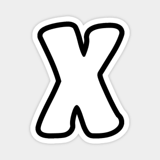 Letter X Magnet