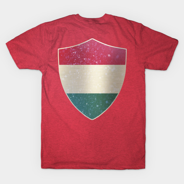 Discover Hungary Coat of Arms and Starry Nights Shield - Hungary - T-Shirt