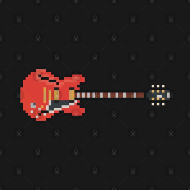 Pixel Red Pixie Guitar by gkillerb