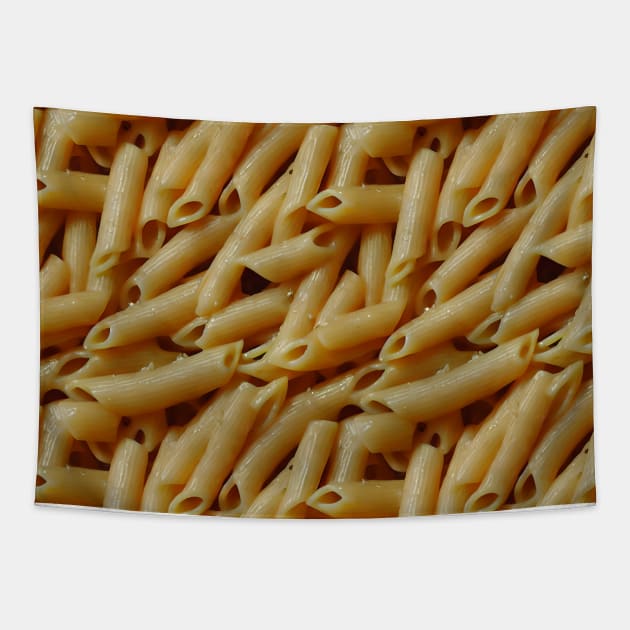 Penne Pasta Pattern Tapestry by Patternz