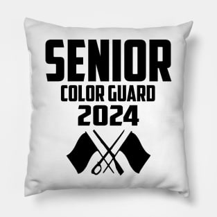 2024 Senior Color Guard Class of 2024 Marching Band Flag Pillow