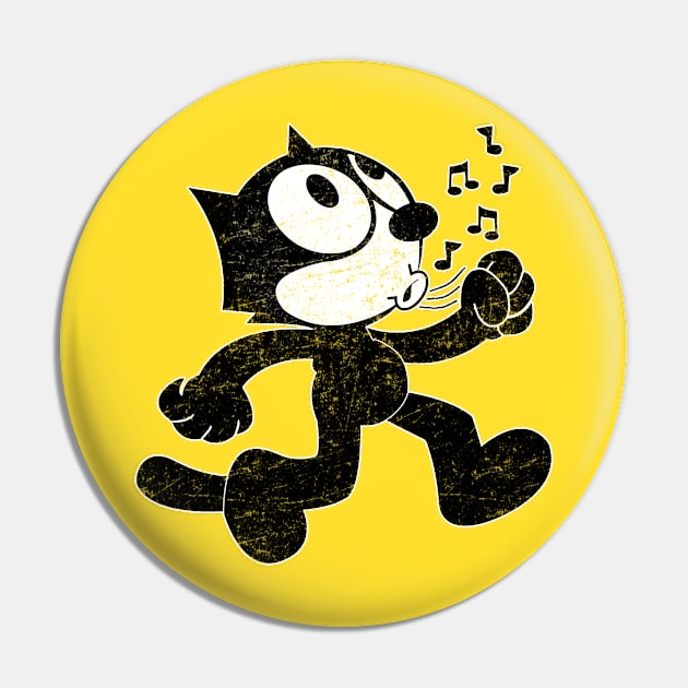 Felix The Cat - Retro, 1924, Vintage Pin by Vladimir Zevenckih