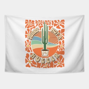 Mothers day plant  lover groovy sarcastic cactus funny saying Tapestry