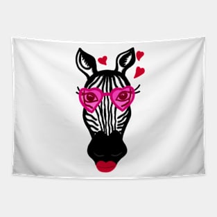 Zebra Love Tapestry