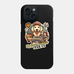 Golden Retriever mechanic 2 Phone Case