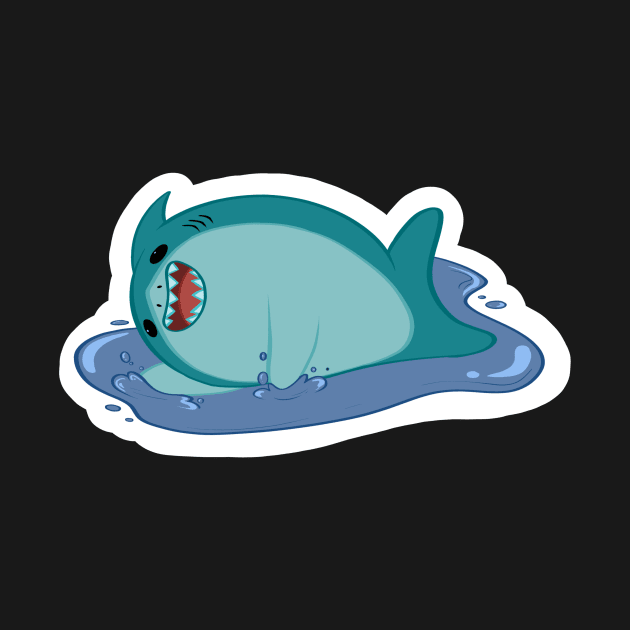 Puddle Shark by MelonGummie