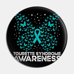 Tourette Syndrome Awareness Butterfly Tourette Syndrome Pin