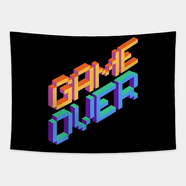 GAME OVER Tapestry by GreatSeries