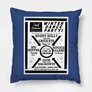 Buddy Holly Clear Lake Pillow