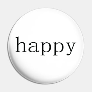 Happy Pin