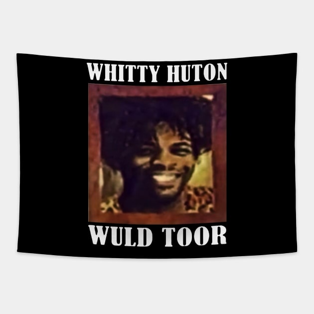 Retro Whitty Hutton Wuld Toor Tapestry by CLOSE THE DOOR PODCAST