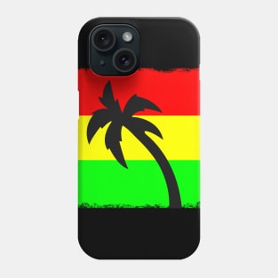 Reggae flag T-shirt Phone Case