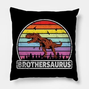 Brother Saurus Rex Pillow