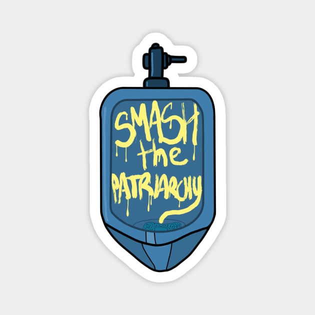 Smash The Patriarchy Magnet by RawChromeDesign