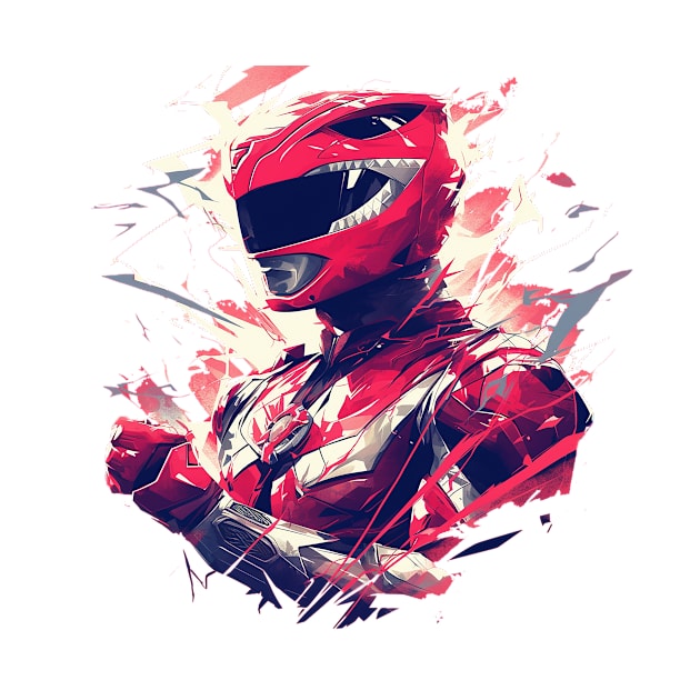 red ranger by dubcarnage