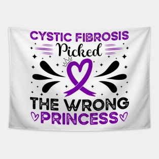 Cystic Fibrosis Picked The Wrong Princess Cystic Fibrosis Awareness Tapestry