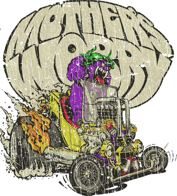 Mother's Worry Hot Rod Monster 1968 Kids T-Shirt by JCD666