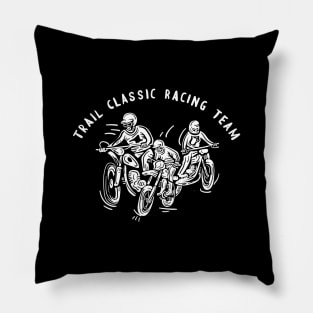 trail vintage racing Pillow