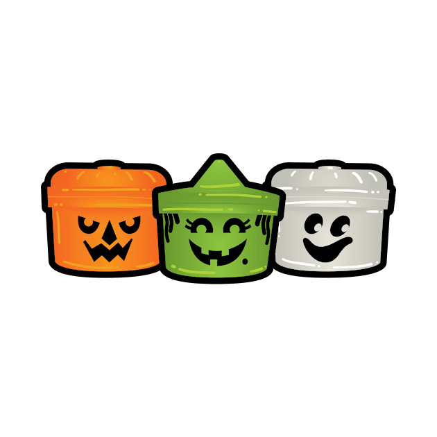 Boo Buckets by NeaandTheBeard