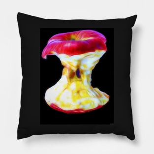 Apple Core Close Up Pillow