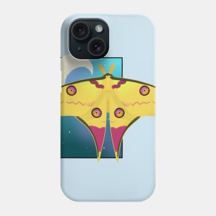 Comet and Moon Phone Case