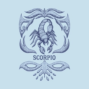 Scorpio Zodiac Sign Vintage T-Shirt