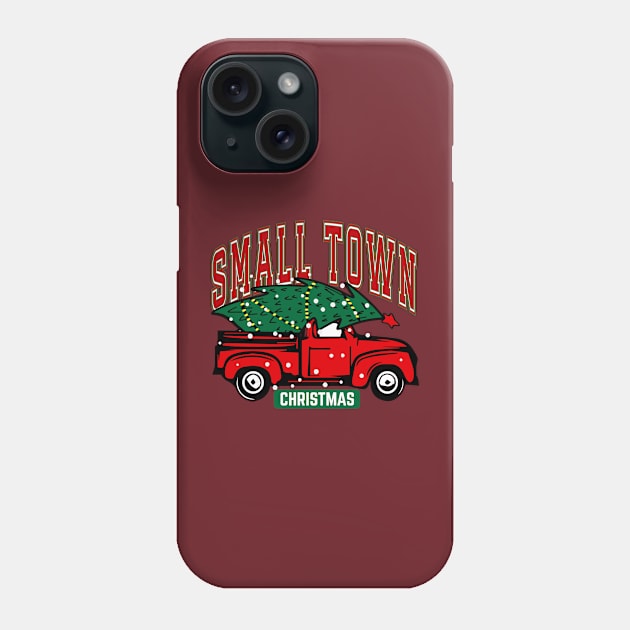 Small Town Christmas Phone Case by VikiShop