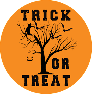 trick or treat funny and happy halloween costume Magnet