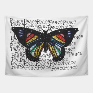 Have Peace and live like butterfly Tapestry