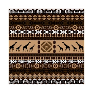 African Animals Pattern T-Shirt