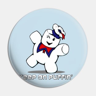 Stay Puft Marshmallow Cute Pin