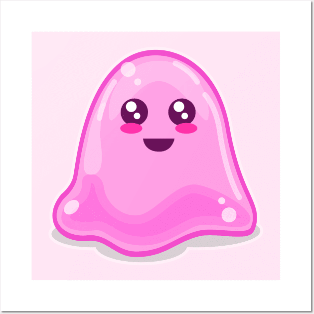 Cute Jelly Kawaii Cartoon Drawing - Slime Lover - Posters and Art ...