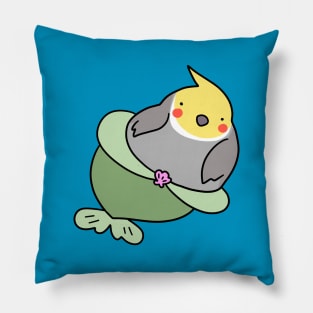 Mermaid Cockatiel Pillow