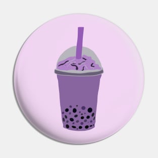 Purple Bubble Tea Pin