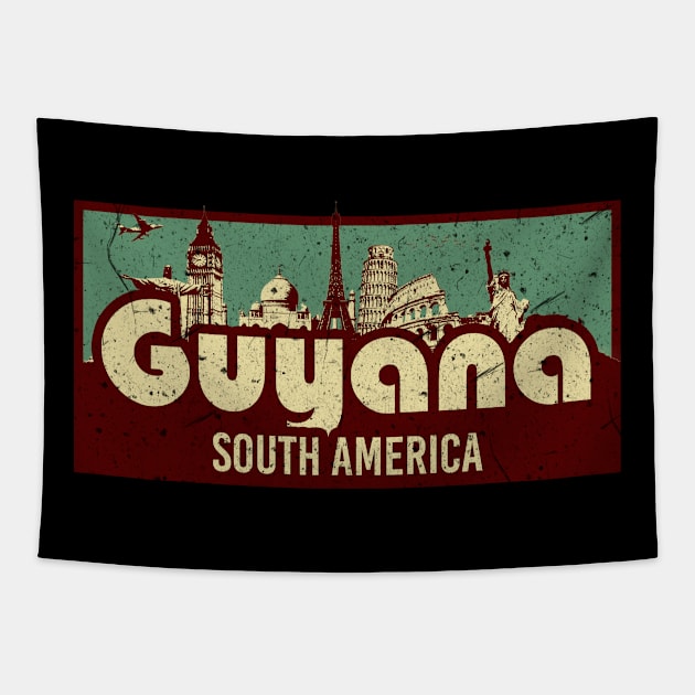 Guyana South America Tapestry by SerenityByAlex