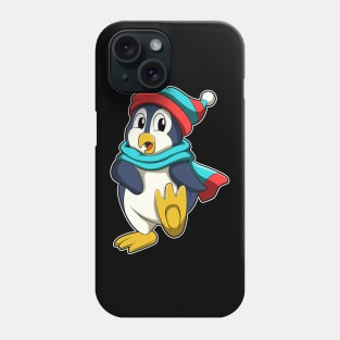 Penguin with Scarf and Hat Phone Case