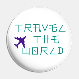 Travel the world Pin