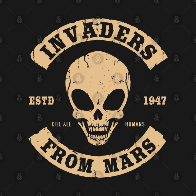 Invaders From Mars Vintage by SunsetSurf