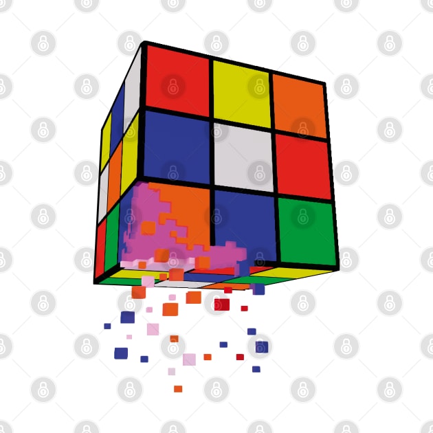 Rubik's Cube Pixel Art by Pixelart World 