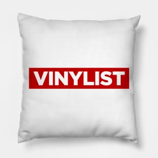 Vinylist Red Box Logo Pillow